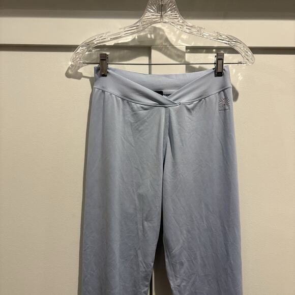 Snow Angel Leggings Cyber Silk Women Size Medium Light Blue Base Layer - Picture 5 of 13